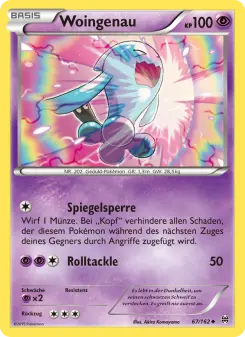 Pokémon-Karte Woingenau 067/162
