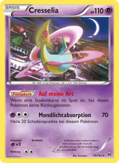 Pokémon-Karte Cresselia 070/162
