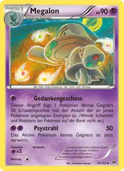 Pokémon-Karte Megalon 074/162