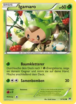 Pokémon-Karte Igamaro 009/162