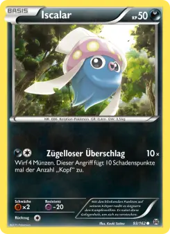 Pokémon-Karte Iscalar 093/162