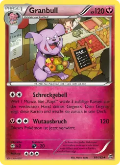 Pokémon-Karte Granbull 099/162