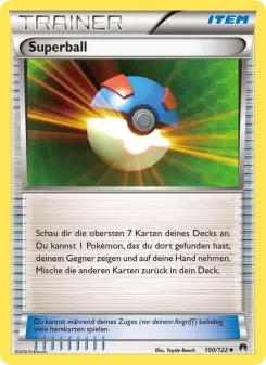 Pokémon-Karte Superball 100/122