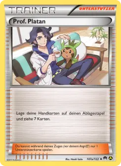 Pokémon-Karte Prof. Platan 107a