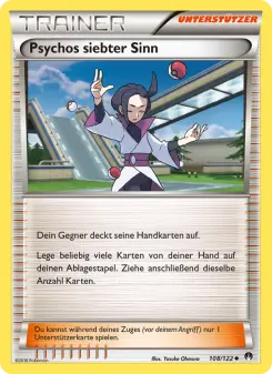 Pokémon-Karte Psychos siebter Sinn 108/122