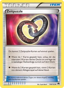 Pokémon-Karte Zeitpuzzle 109/122