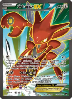 Pokémon-Karte Scherox EX 119/122
