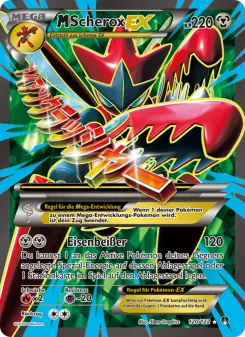 Pokémon-Karte M-Scherox EX 120/122