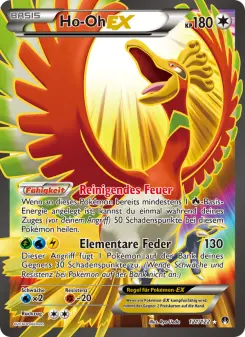Pokémon-Karte Ho-Oh EX 121/122