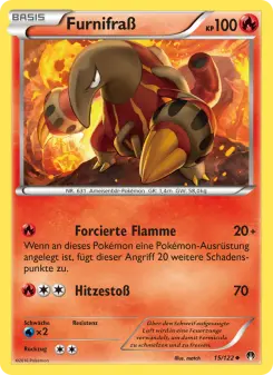 Pokémon-Karte Furnifraß 015/122