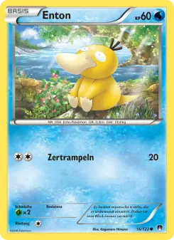 Pokémon-Karte Enton 016/122