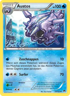 Pokémon-Karte Austos 024/122