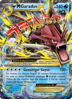 Pokémon-Karte M-Garados EX 027/122