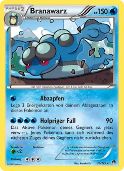 Pokémon-Karte Branawarz 035/122
