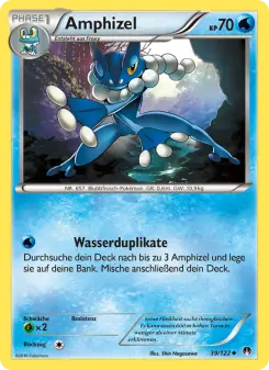 Pokémon-Karte Amphizel 039/122