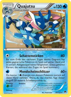 Pokémon-Karte Quajutsu 040/122