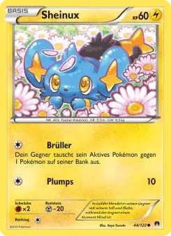 Pokémon-Karte Sheinux 044/122