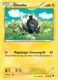 Pokémon-Karte Elezeba 048/122