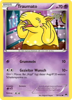 Pokémon-Karte Traumato 050/122