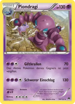 Pokémon-Karte Piondragi 054/122