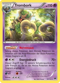 Pokémon-Karte Trombork 065/122