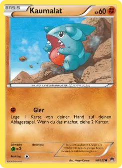 Pokémon-Karte Kaumalat 068/122