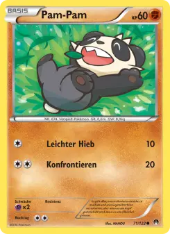 Pokémon-Karte Pam-Pam 071/122