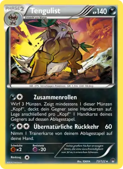 Pokémon-Karte Tengulist 073/122