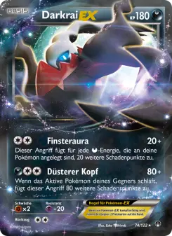Pokémon-Karte Darkrai EX 074/122