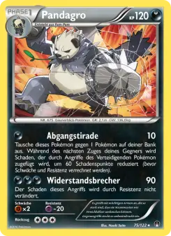 Pokémon-Karte Pandagro 075/122