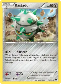 Pokémon-Karte Kastadur 079/122