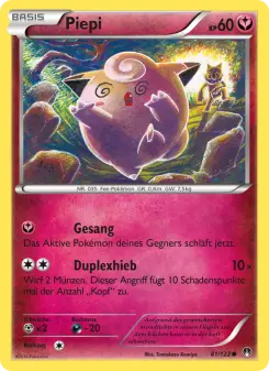 Pokémon-Karte Piepi 081/122