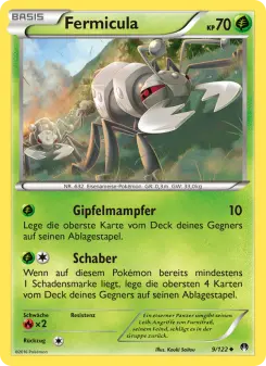 Pokémon-Karte Fermicula 009/122