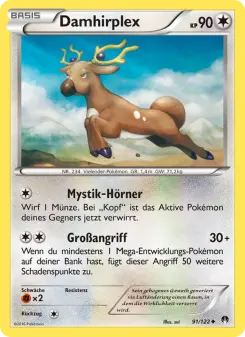 Pokémon-Karte Damhirplex 091/122