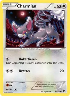 Pokémon-Karte Charmian 093/122