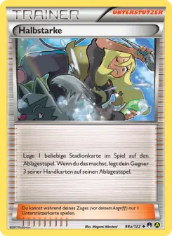 Pokémon-Karte Halbstarke 98a