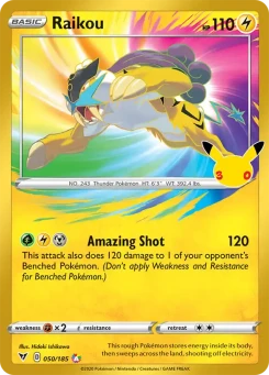 Pokémon-Karte Raikou 012/000