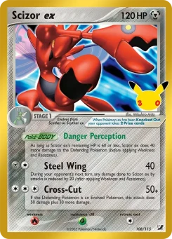 Pokémon-Karte Scizor ex 025/000