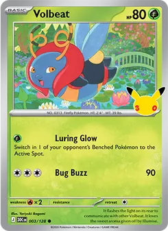 Pokémon-Karte Volbeat 003/128