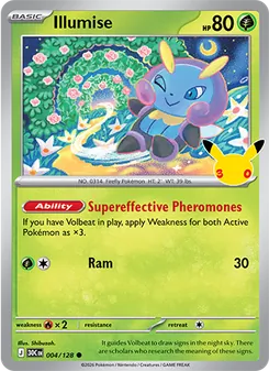 Pokémon-Karte Illumise 004/128
