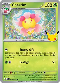 Pokémon-Karte Cherrim 007/128
