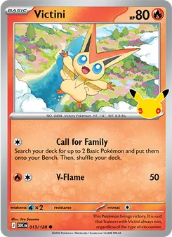 Pokémon-Karte Victini 013/128