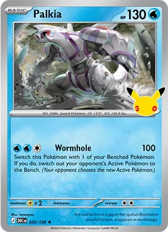 Pokémon-Karte Palkia 020/128