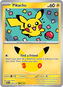 Pokémon-Karte Pikachu 029/128