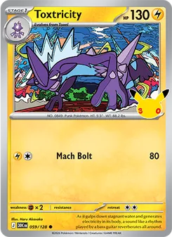 Pokémon-Karte Toxtricity 059/128