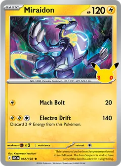 Pokémon-Karte Miraidon 062/128