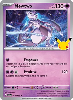 Pokémon-Karte Mewtwo 063/128