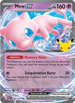 Pokémon-Karte Mew ex 066/128
