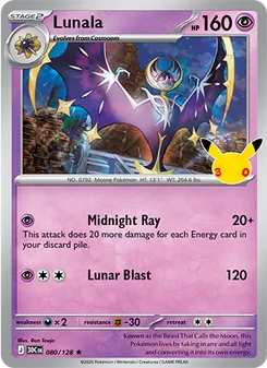 Pokémon-Karte Lunala 080/128