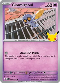 Pokémon-Karte Gimmighoul 081/128